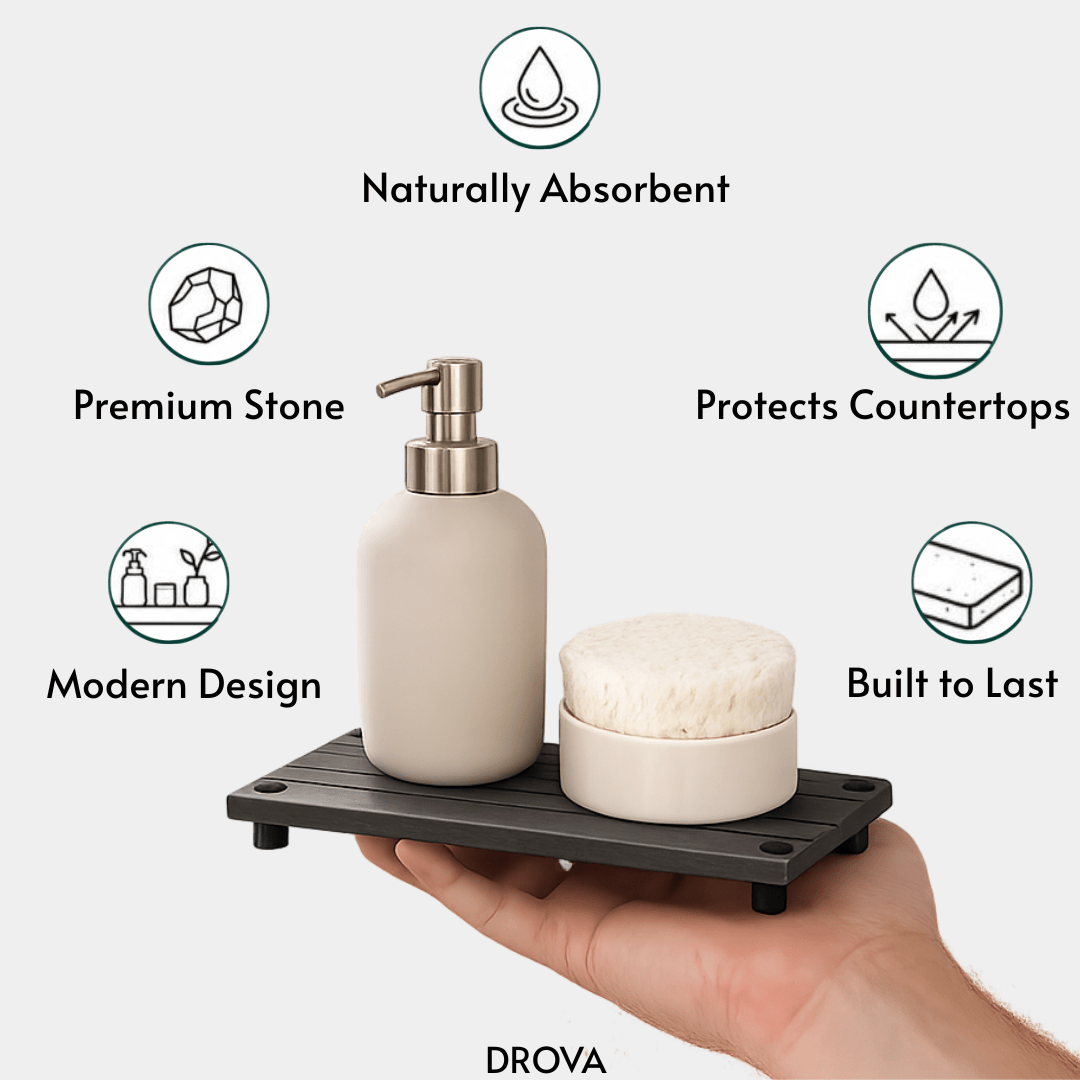 Self Drying Stone Tray