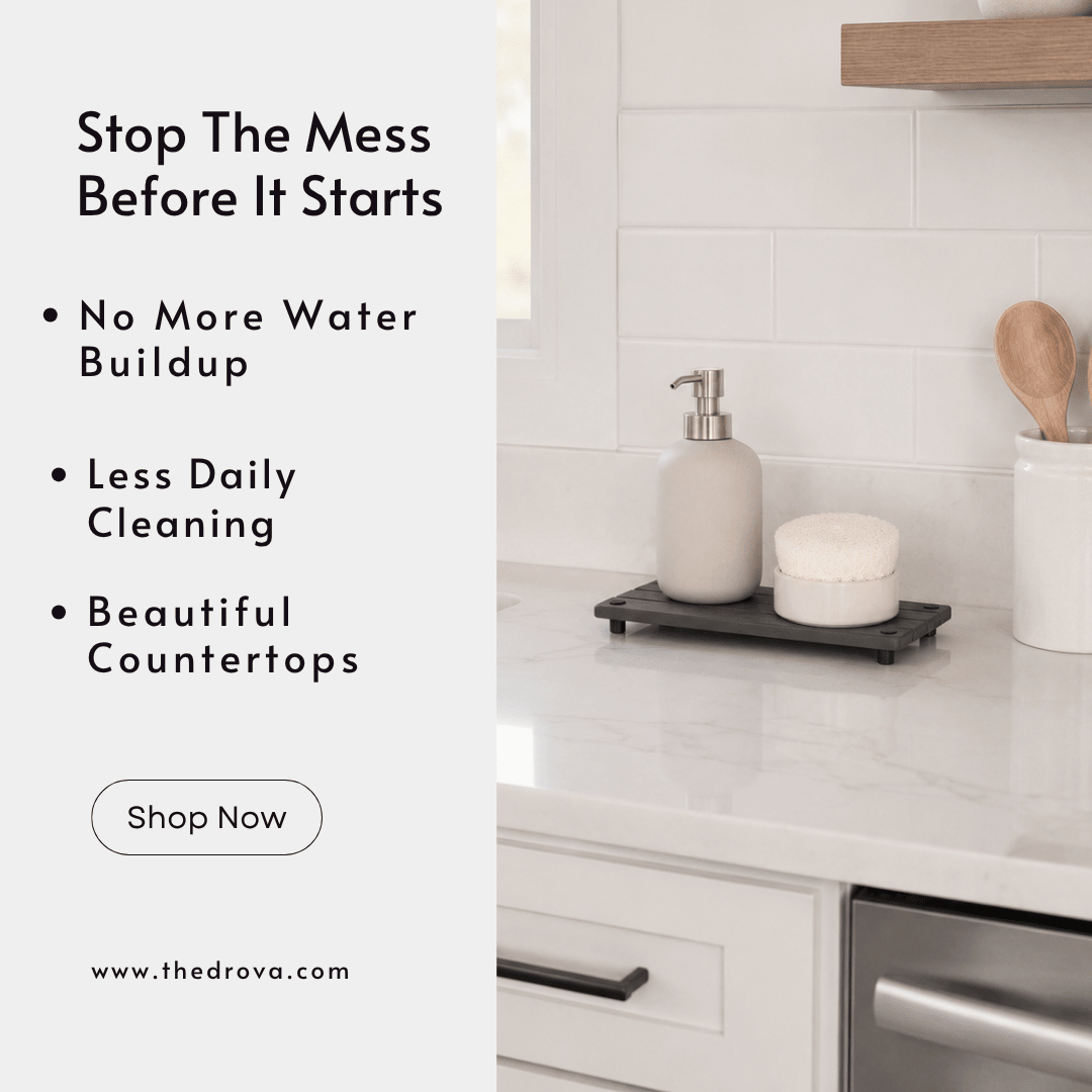 Self Drying Stone Tray